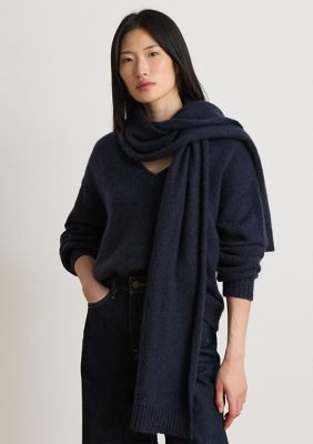 Lauren Ralph Lauren Women's Scarf-Trim V-Neck Sweater, XS
