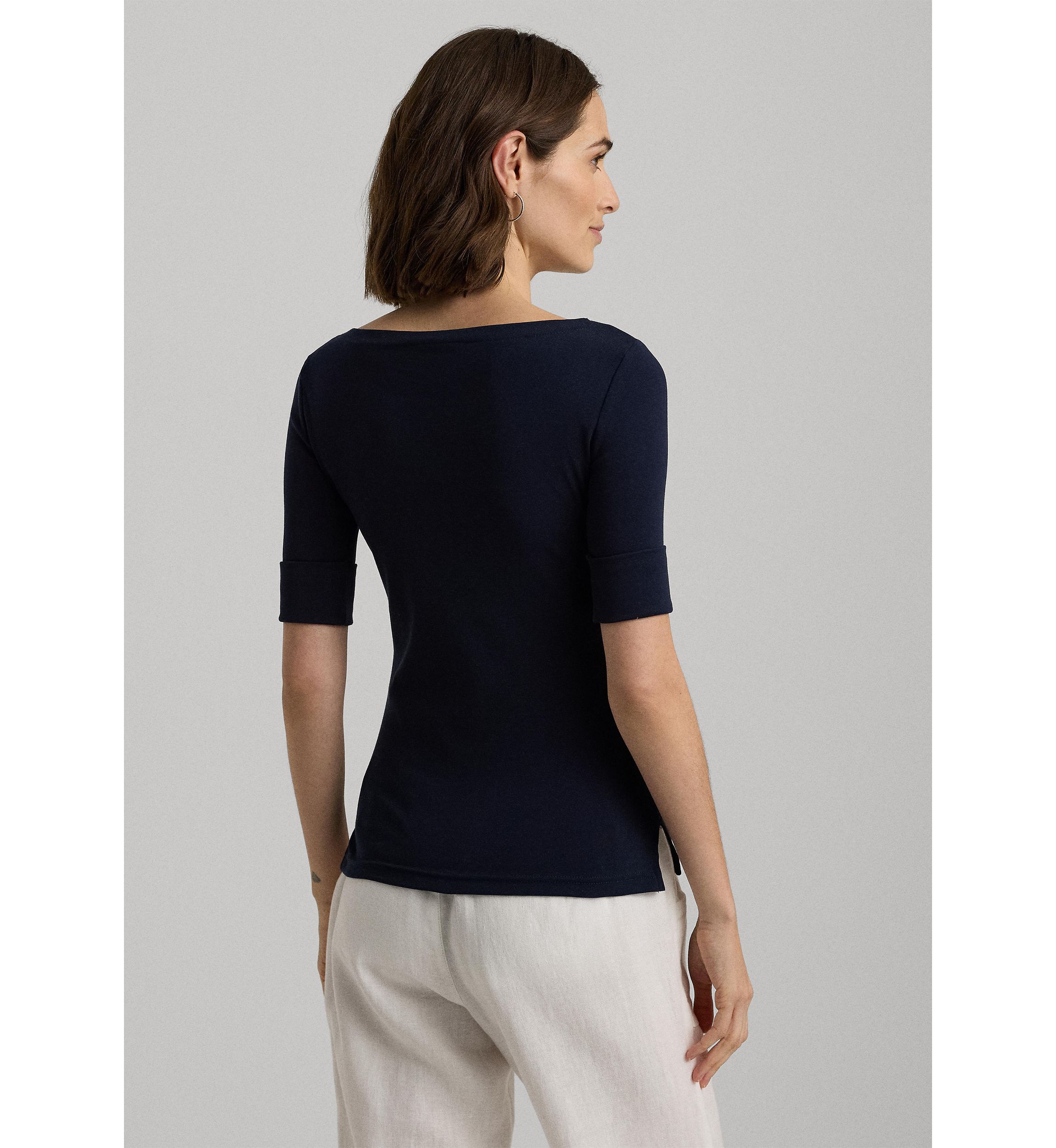  Elbow Sleeve Knit Top