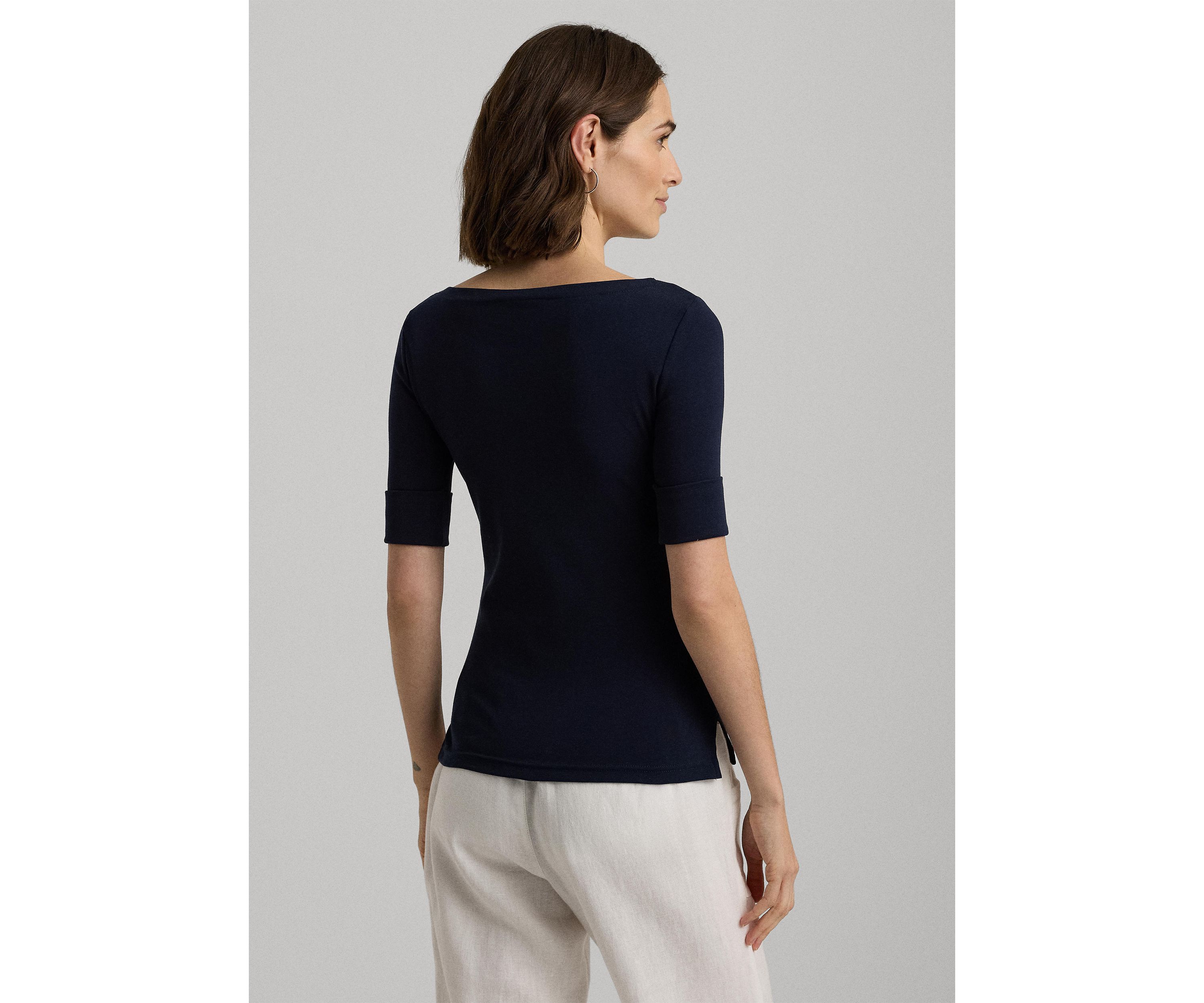  Elbow Sleeve Knit Top