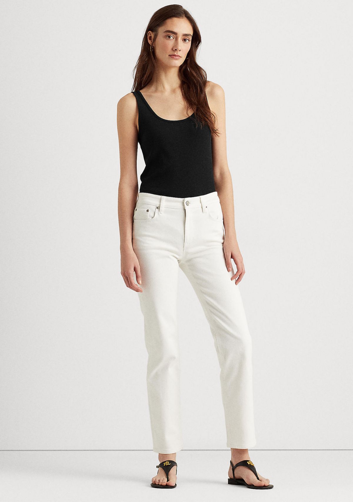 Stretch Cotton Tank Top