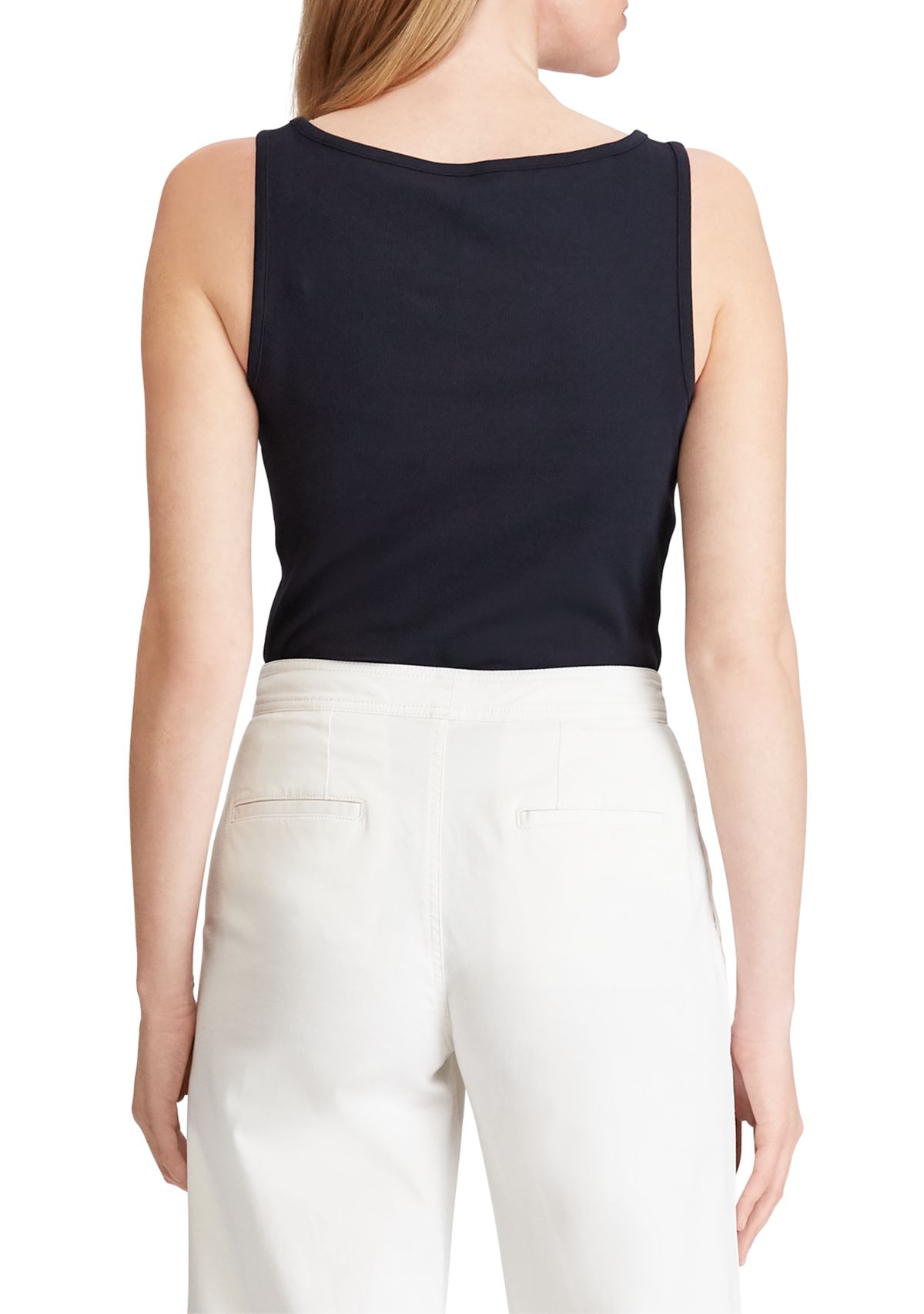 Stretch Cotton Tank Top