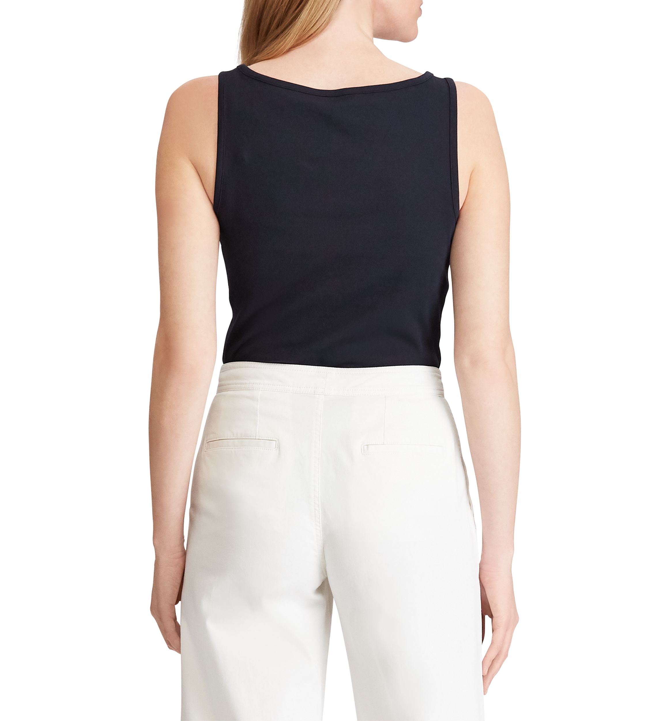 Stretch Cotton Tank Top