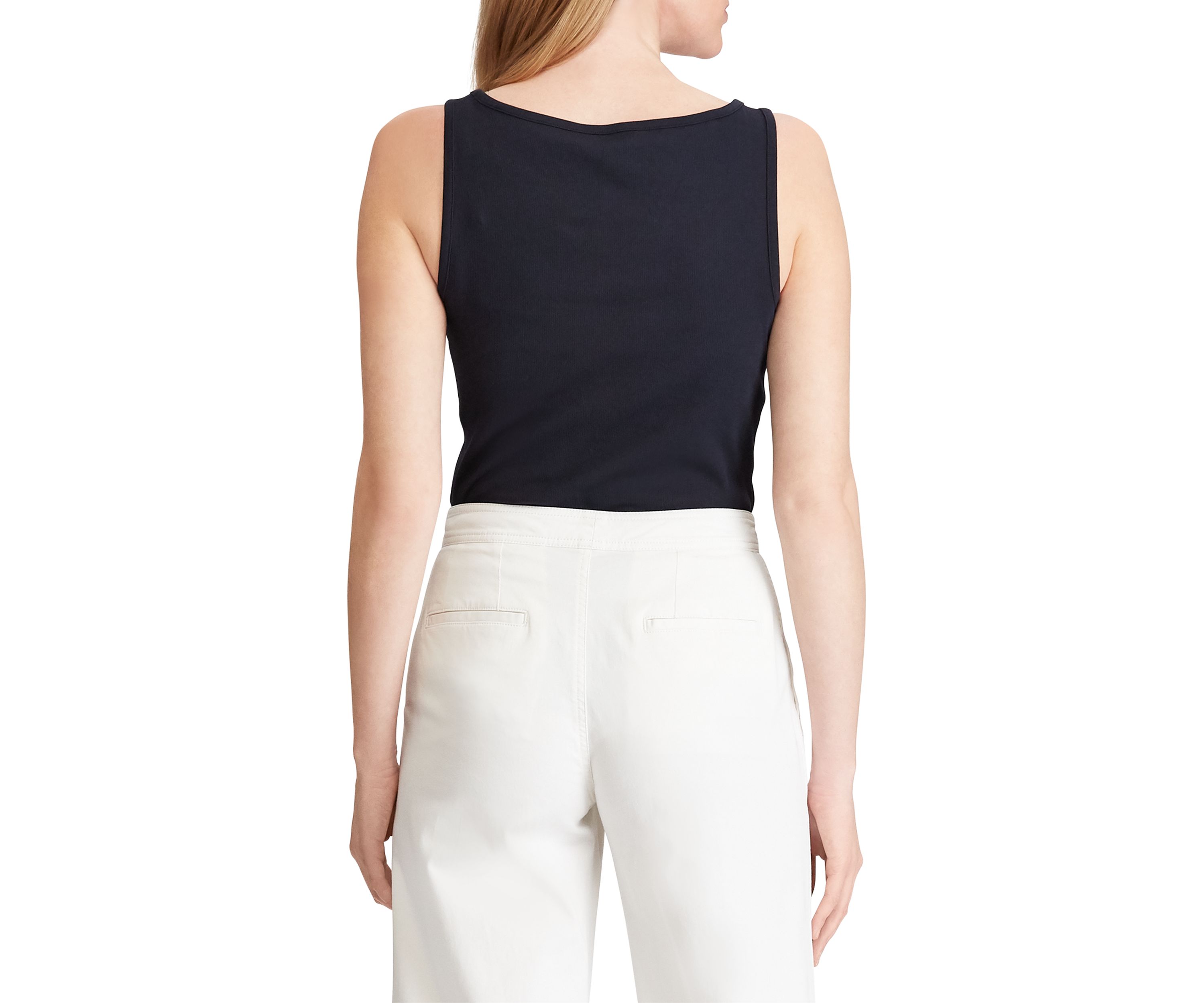 Stretch Cotton Tank Top