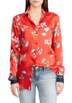 Lauren Ralph Lauren Floral Print Twill Shirt Belk