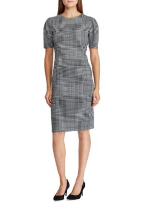 Lauren Ralph Lauren Glen Plaid Jacquard Knit Dress