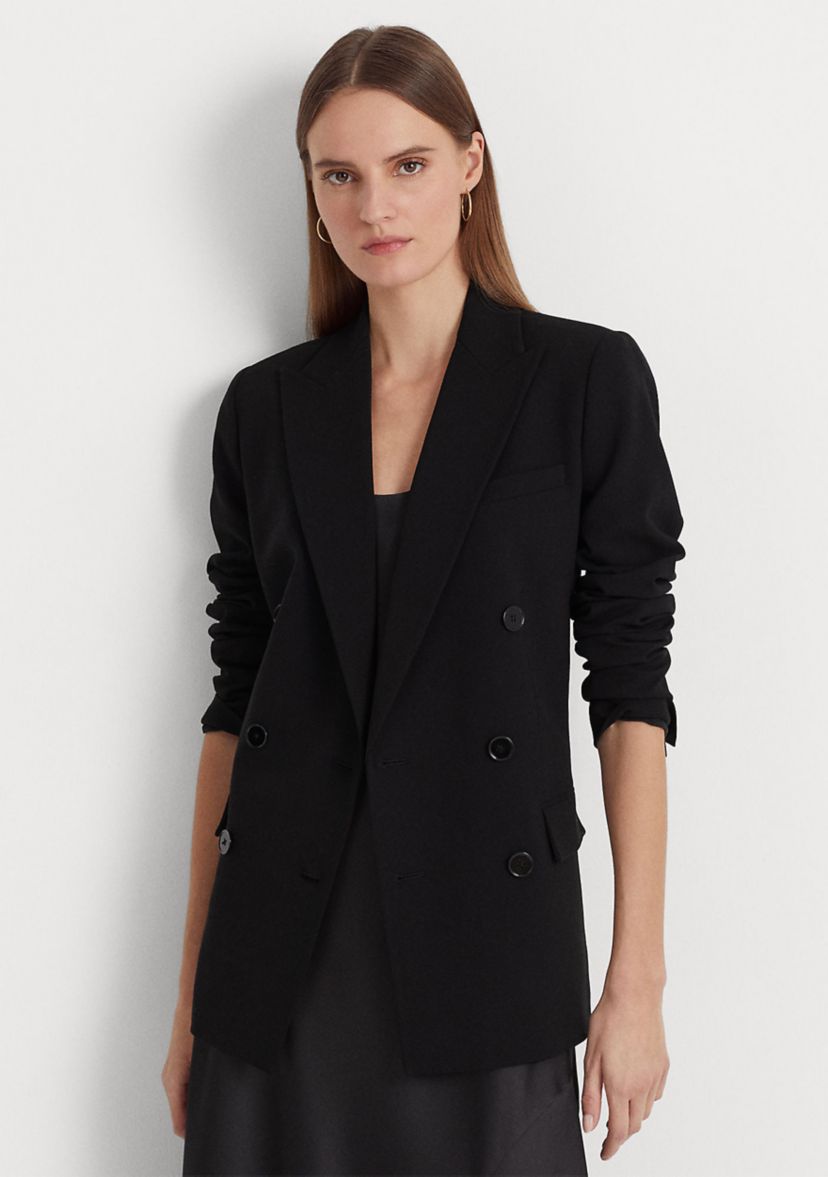 Wool Crepe Blazer