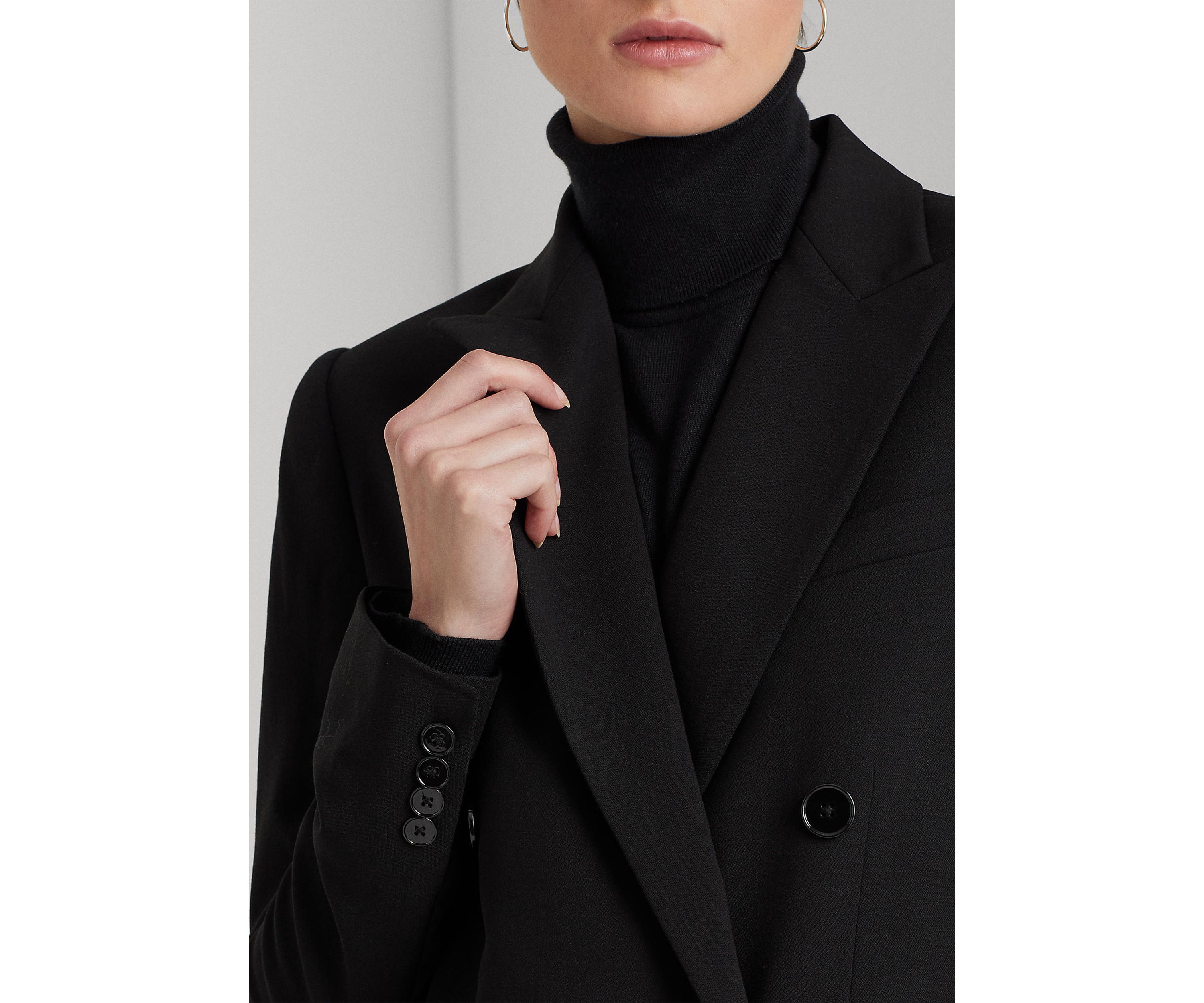 Wool Crepe Blazer