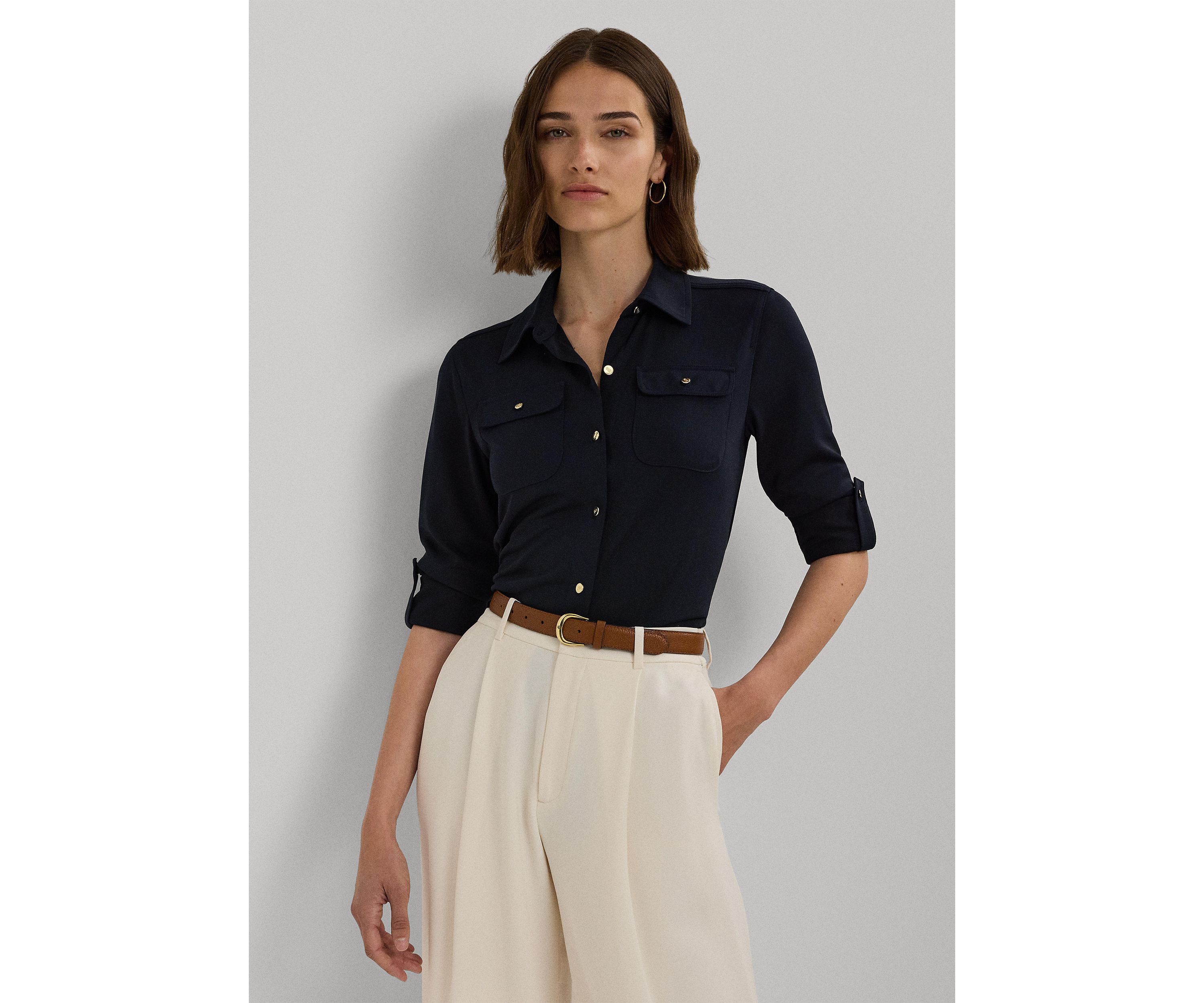 Roll Tab Sleeve Shirt
