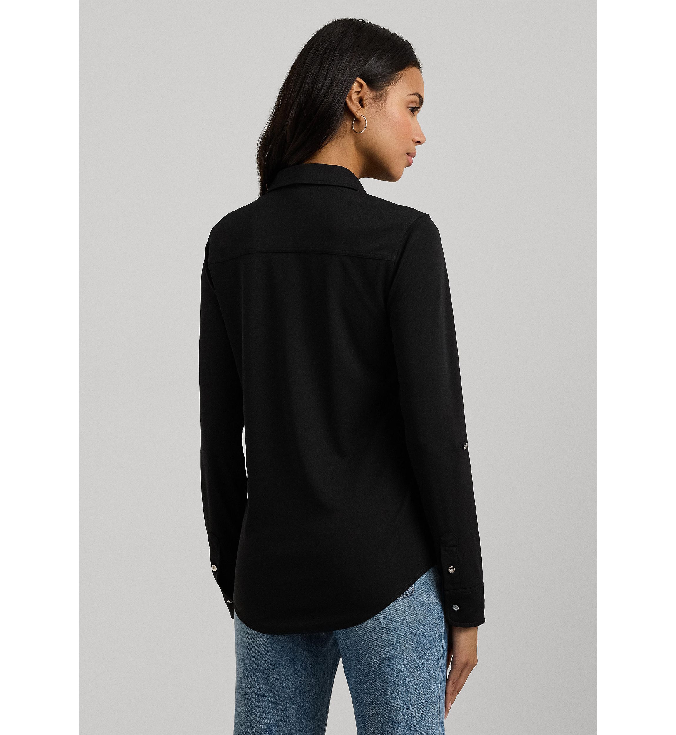 Womens Roll-Tab Sleeve Shirt