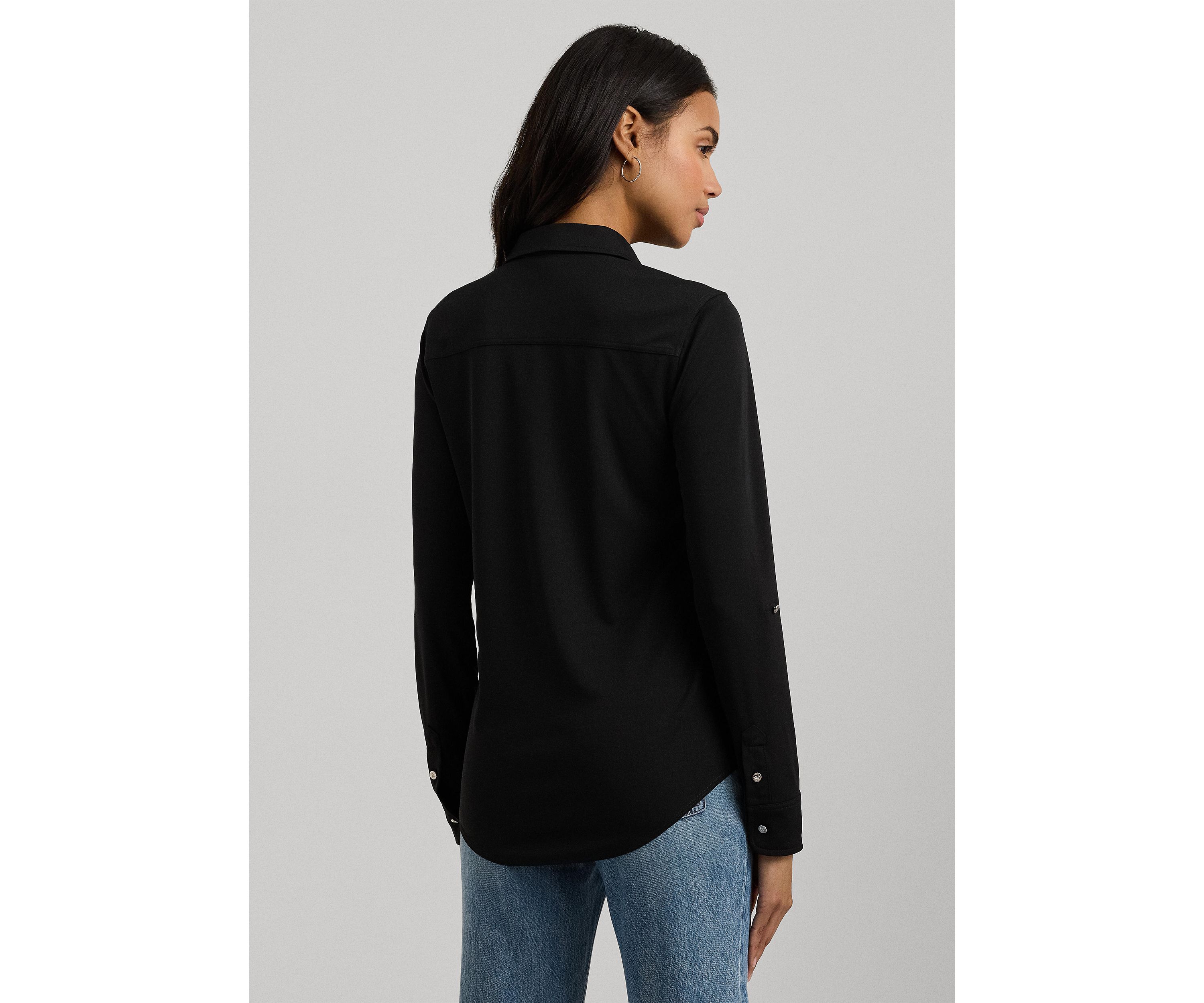 Womens Roll-Tab Sleeve Shirt