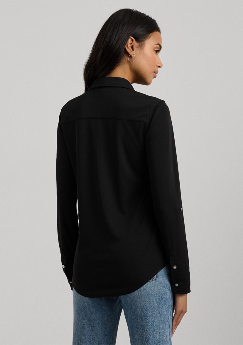 Womens Roll-Tab Sleeve Shirt