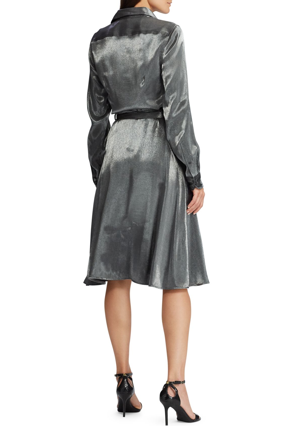 Satin Shirtdress
