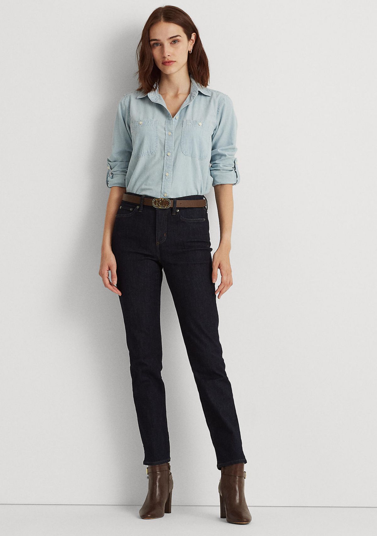 Cotton Chambray Shirt.