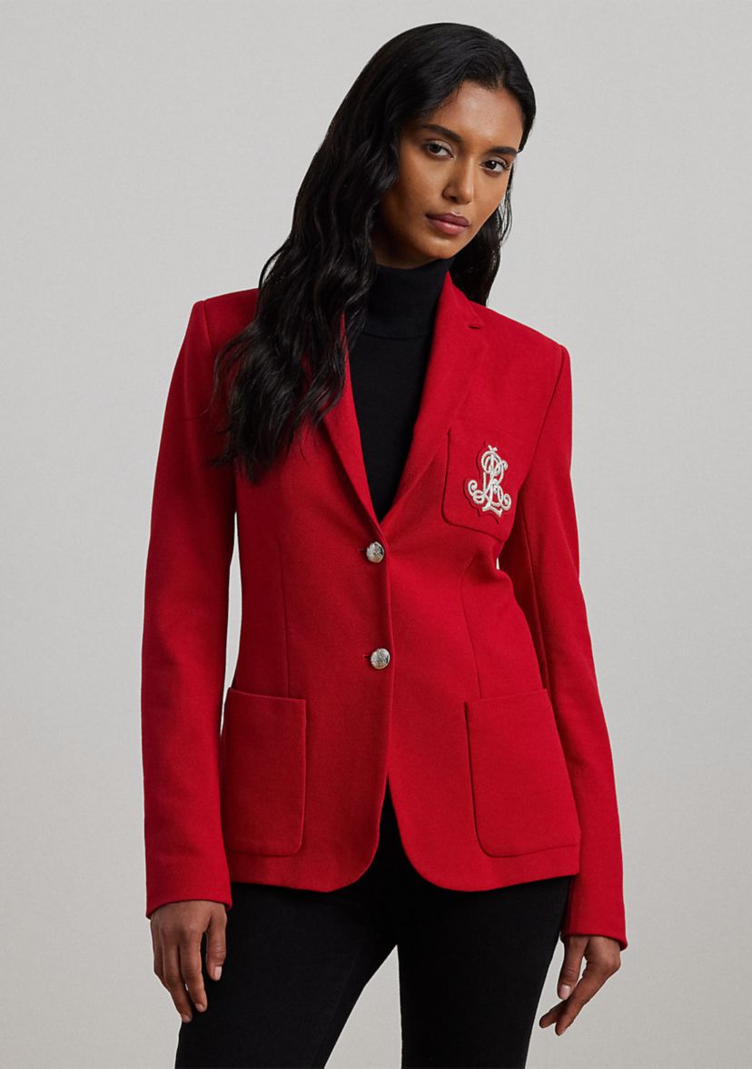 Womens Bullion Jacquard Blazer 