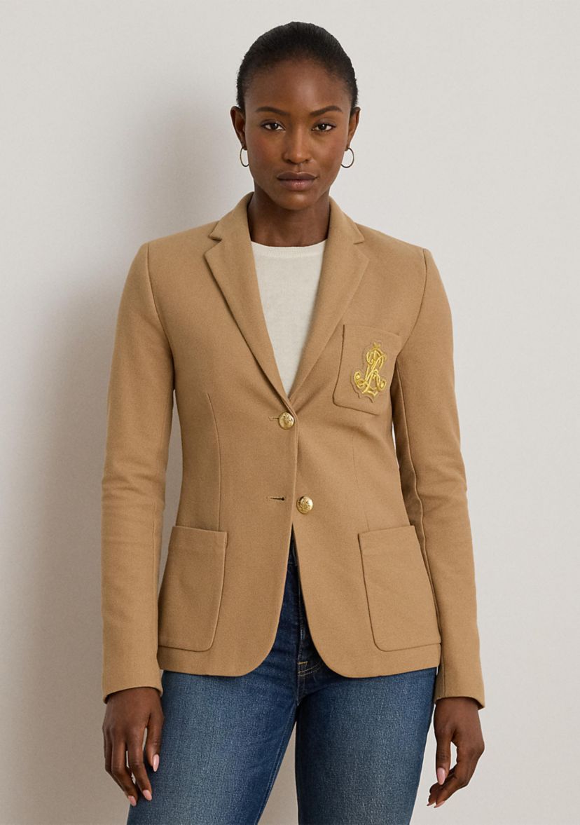 Womens Bullion Jacquard Blazer