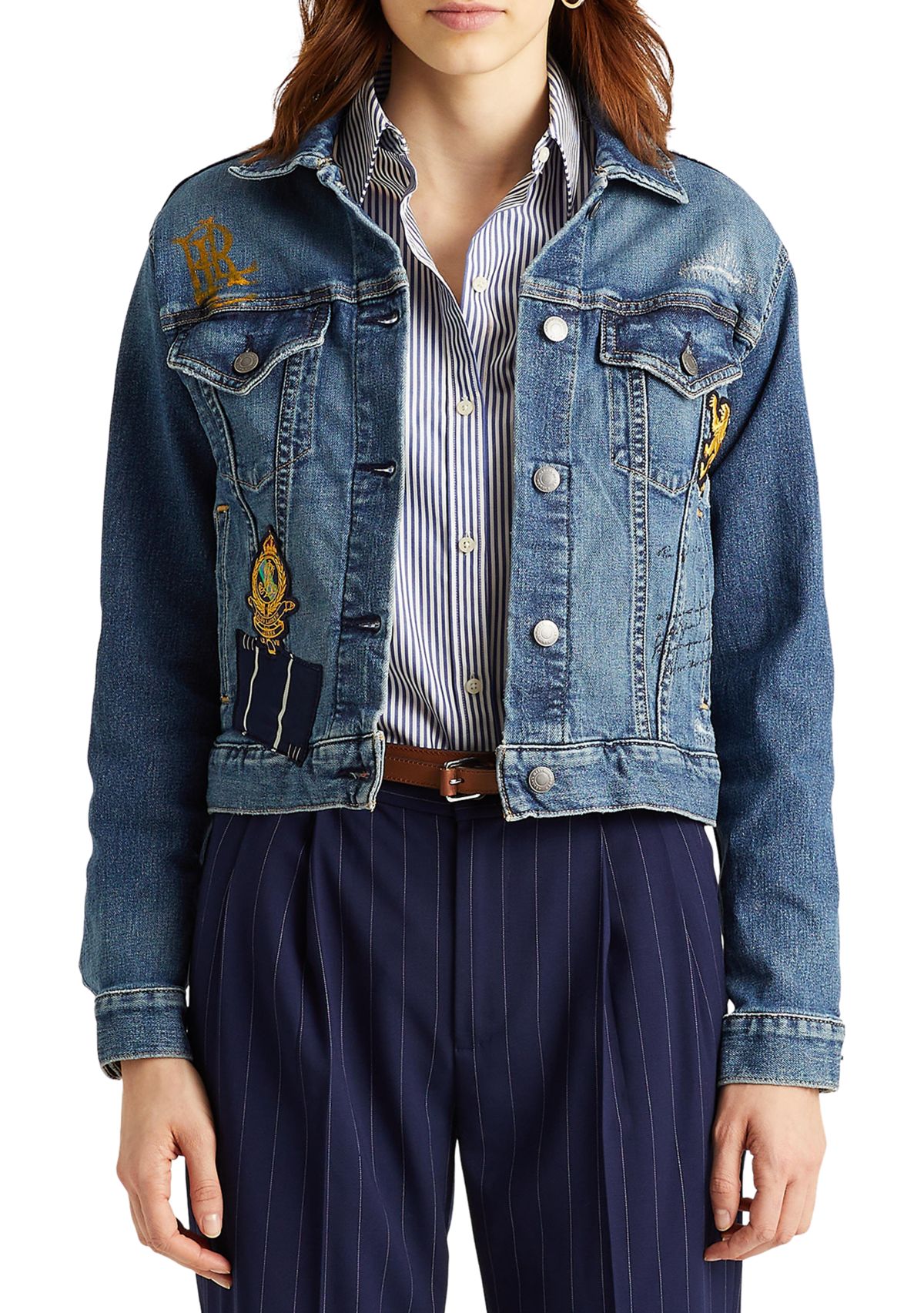 Patch Denim Jacket