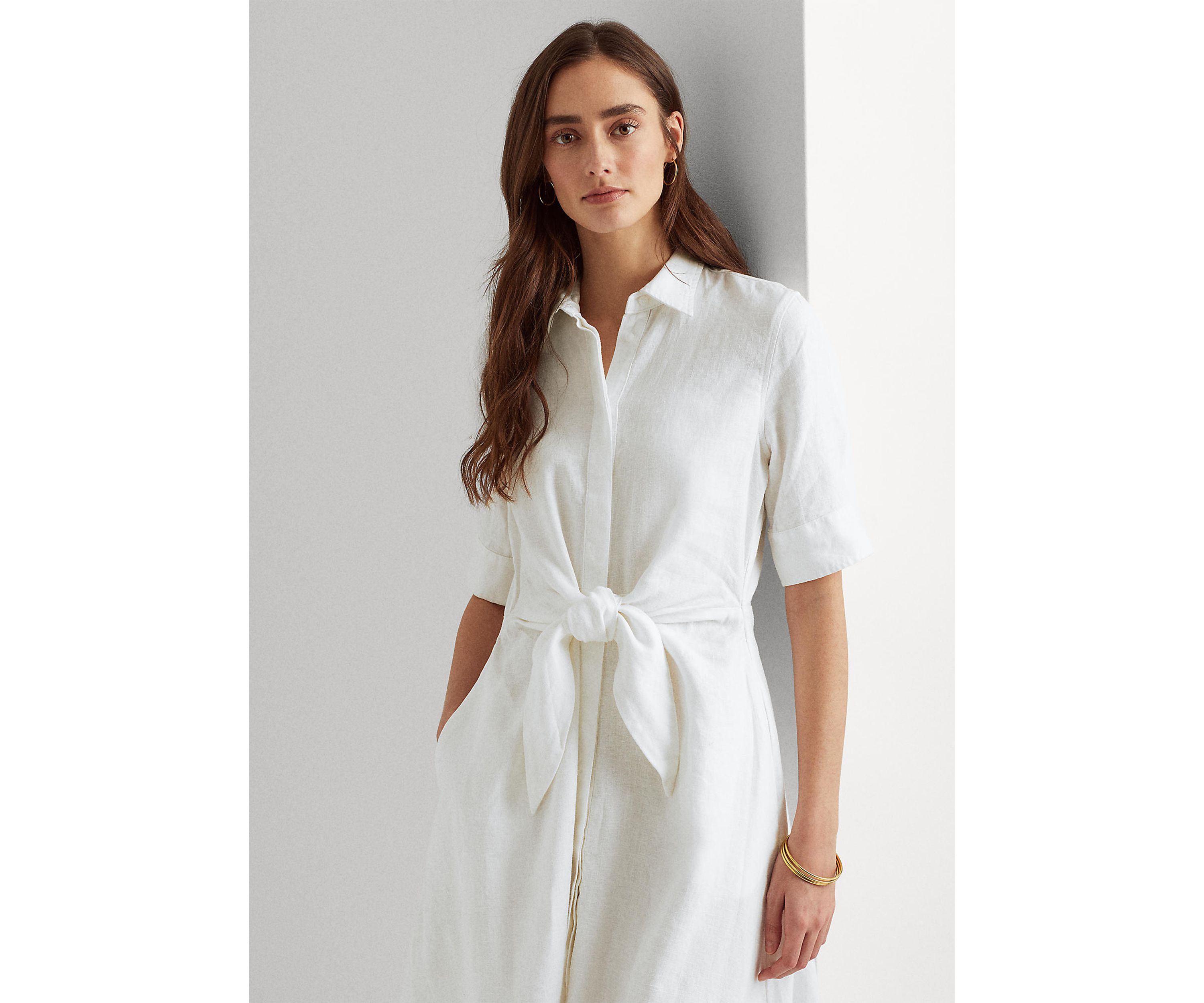 Linen Shirtdress 