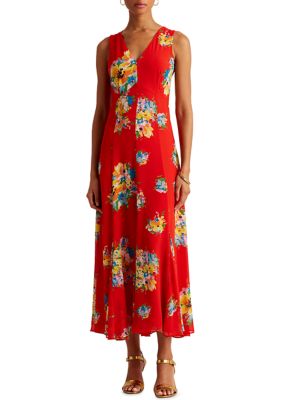 Lauren Ralph Lauren Floral Georgette Sleeveless Dress | belk
