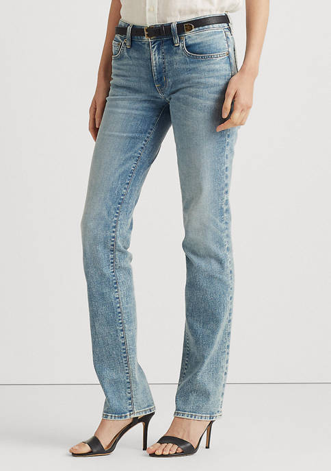 Lauren Ralph Lauren High Rise Skinny Ankle Jeans