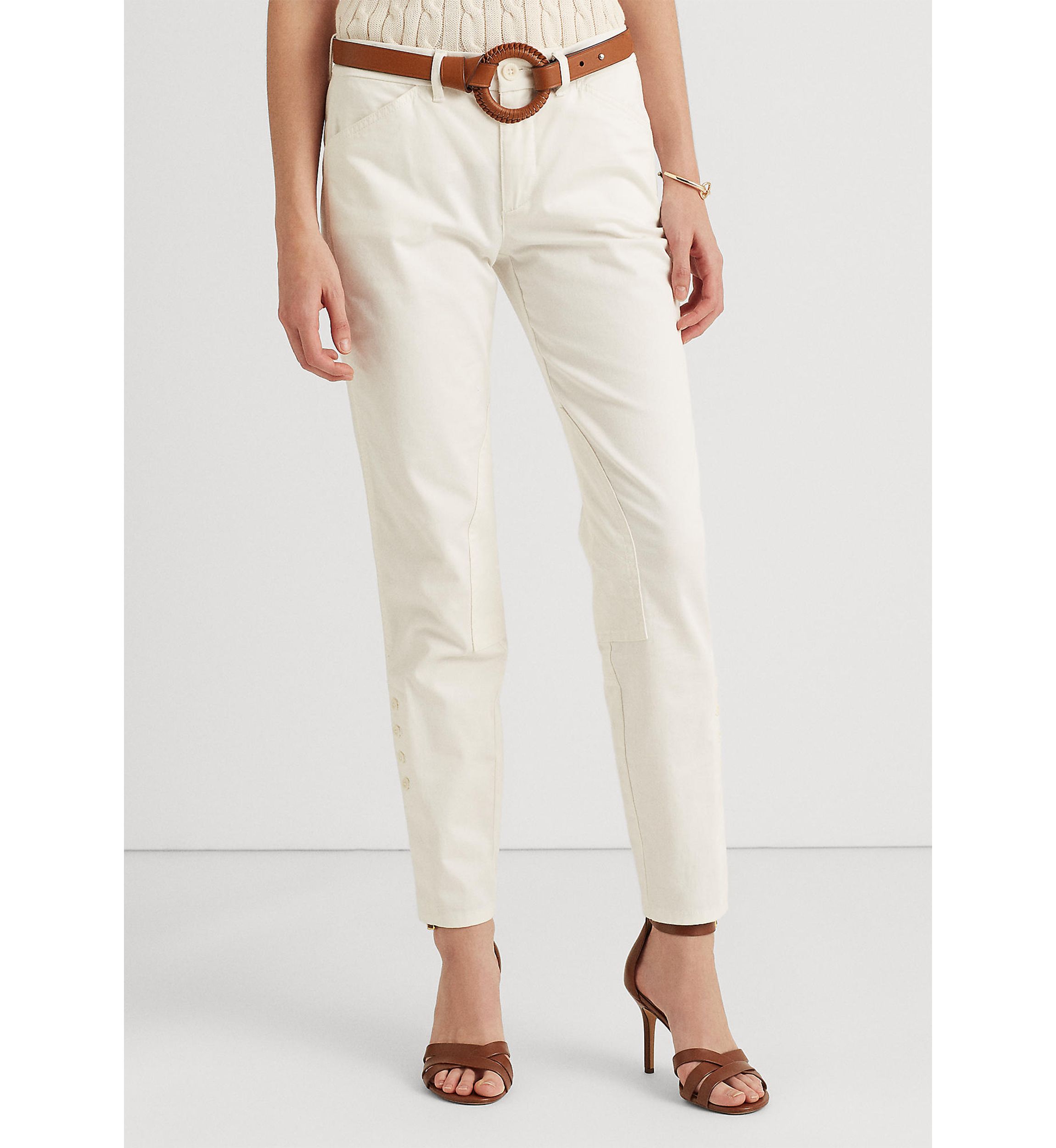 Stretch Chino Ankle Pants