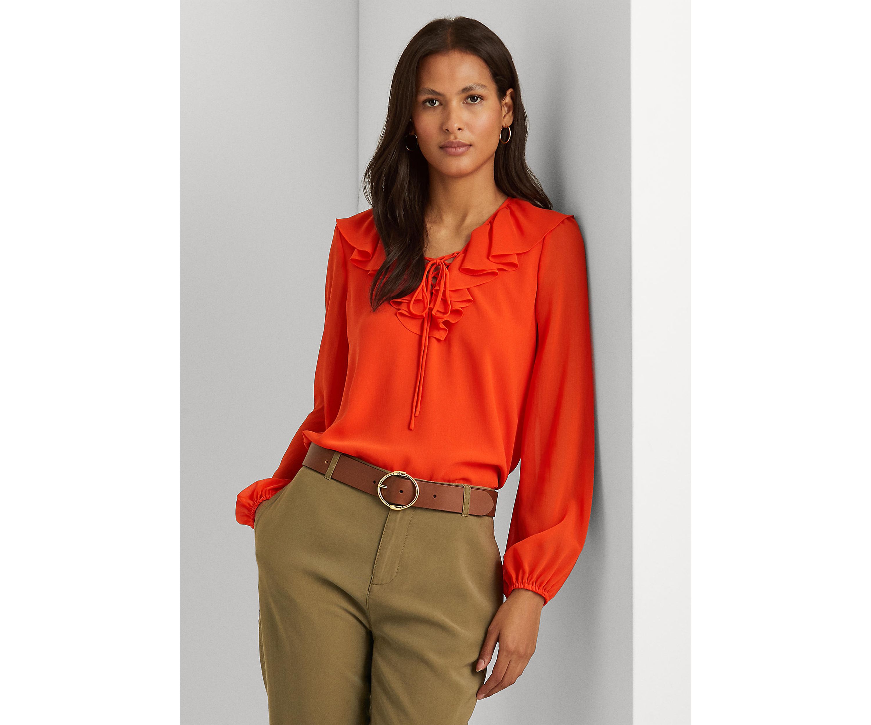Crinkle Georgette Blouse