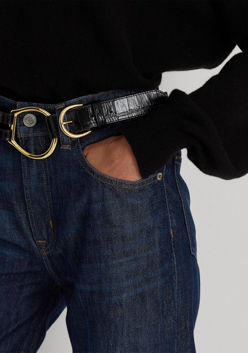 High Rise Relaxed Straight Jeans