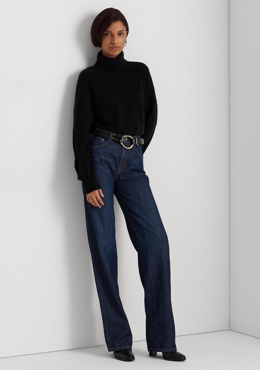 High Rise Relaxed Straight Jeans