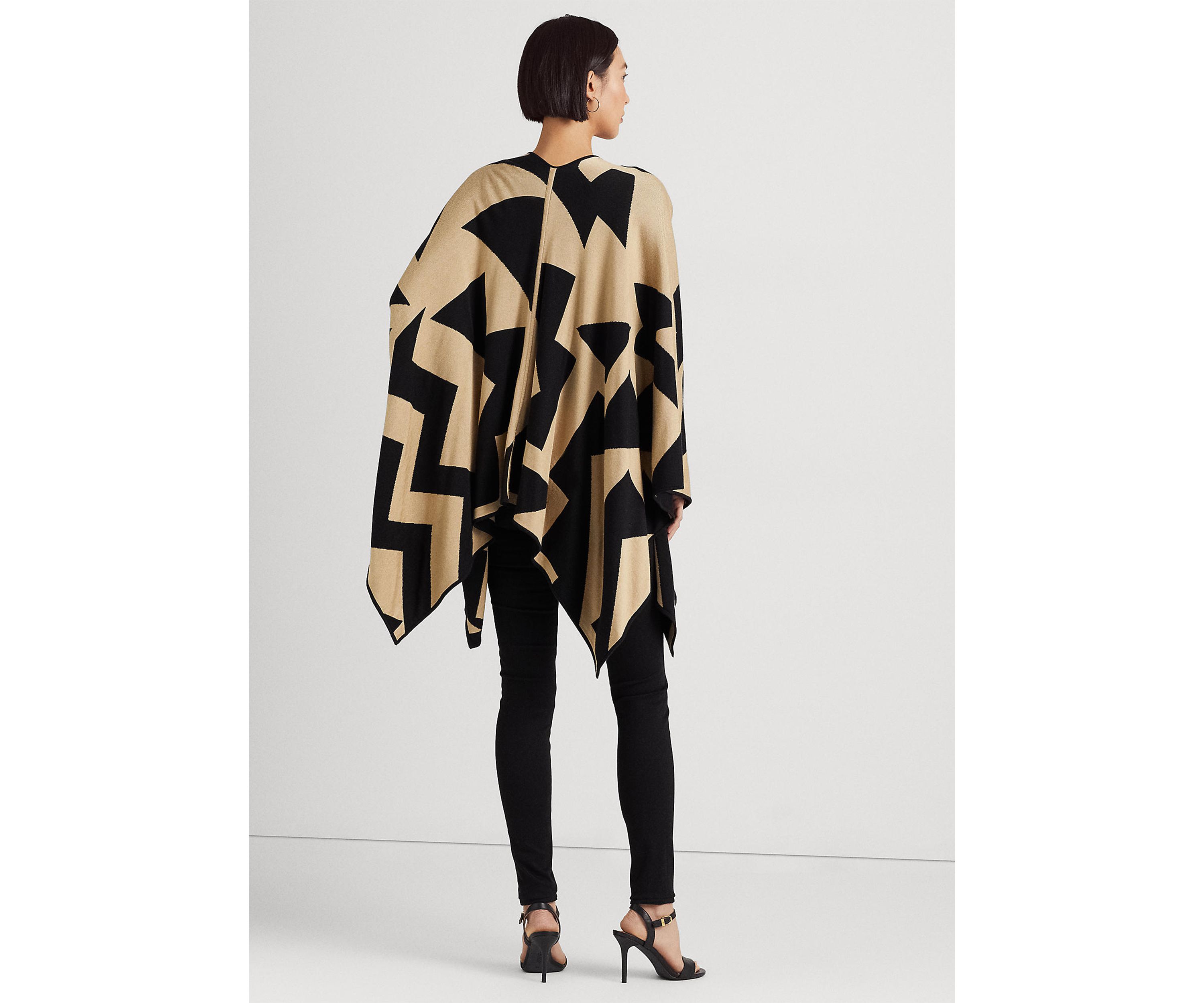 Geo-Print Cotton-Blend Cardigan