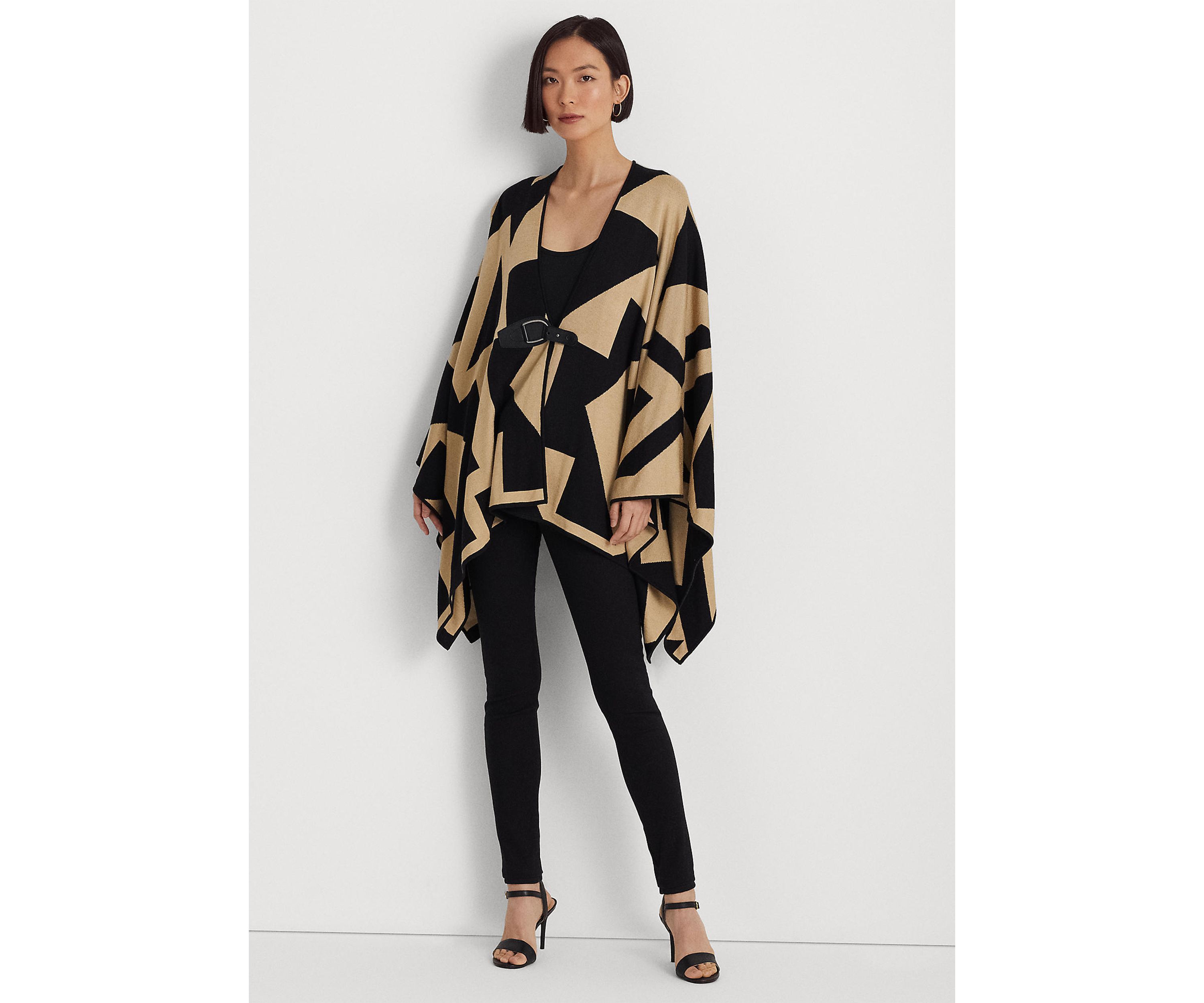 Geo-Print Cotton-Blend Cardigan