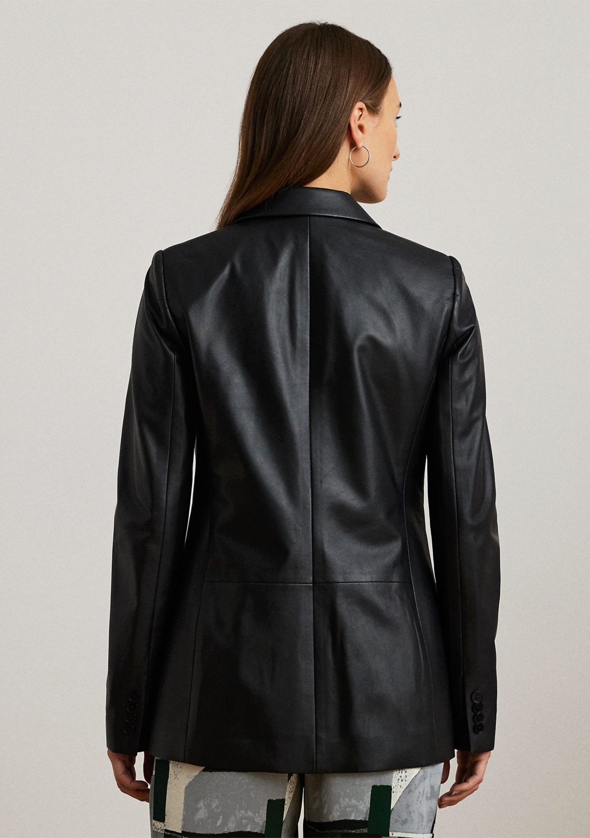 Womens Nappa Leather Blazer