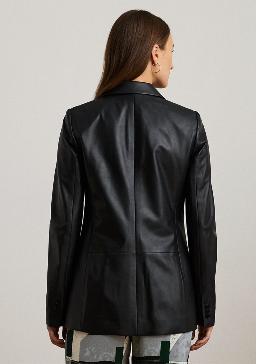 Womens Nappa Leather Blazer