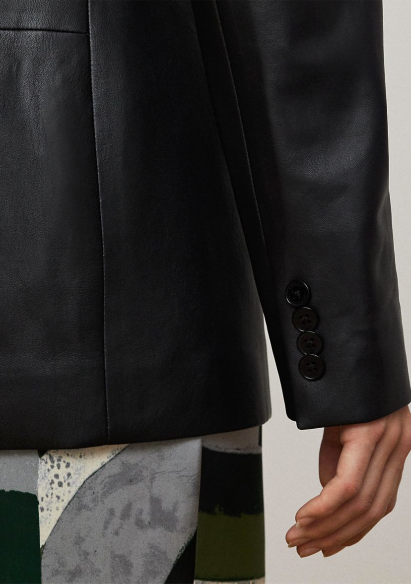 Womens Nappa Leather Blazer