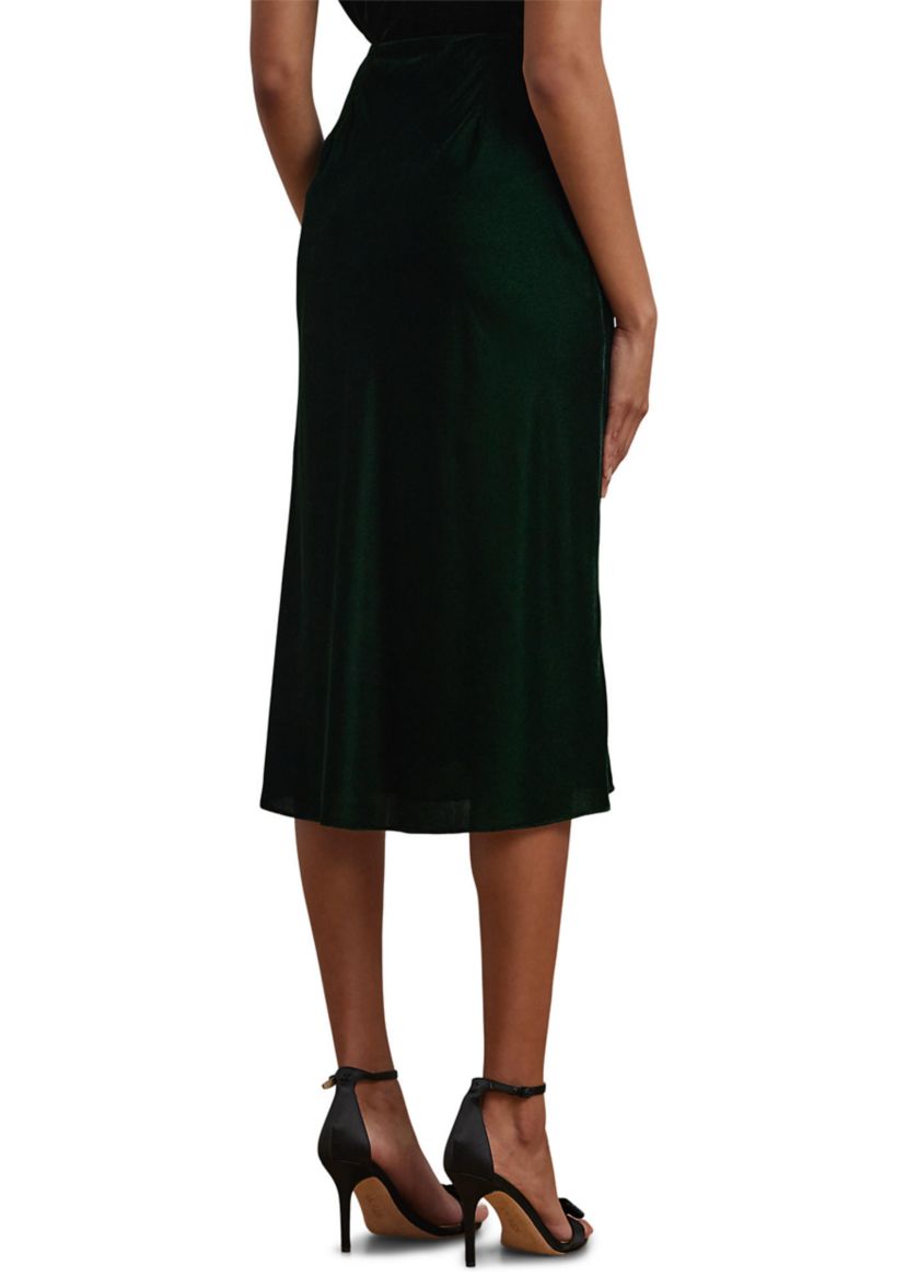 Velvet A-Line Skirt
