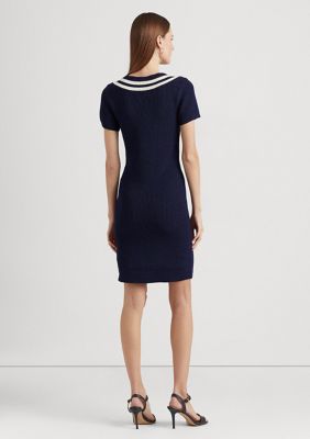 Lauren Ralph Lauren Cotton-Blend Cricket Sweater Dress | belk