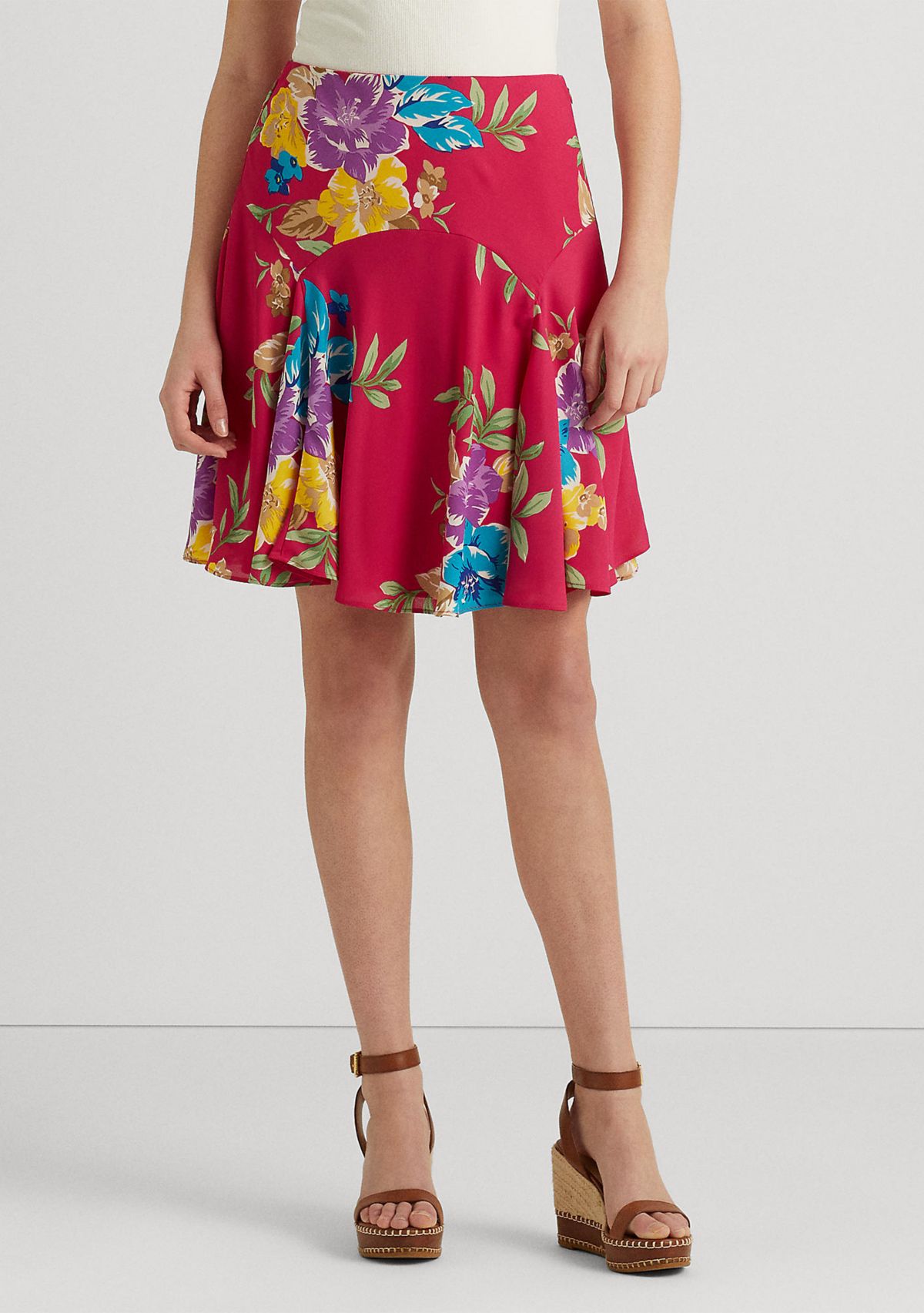 Floral Georgette Skirt