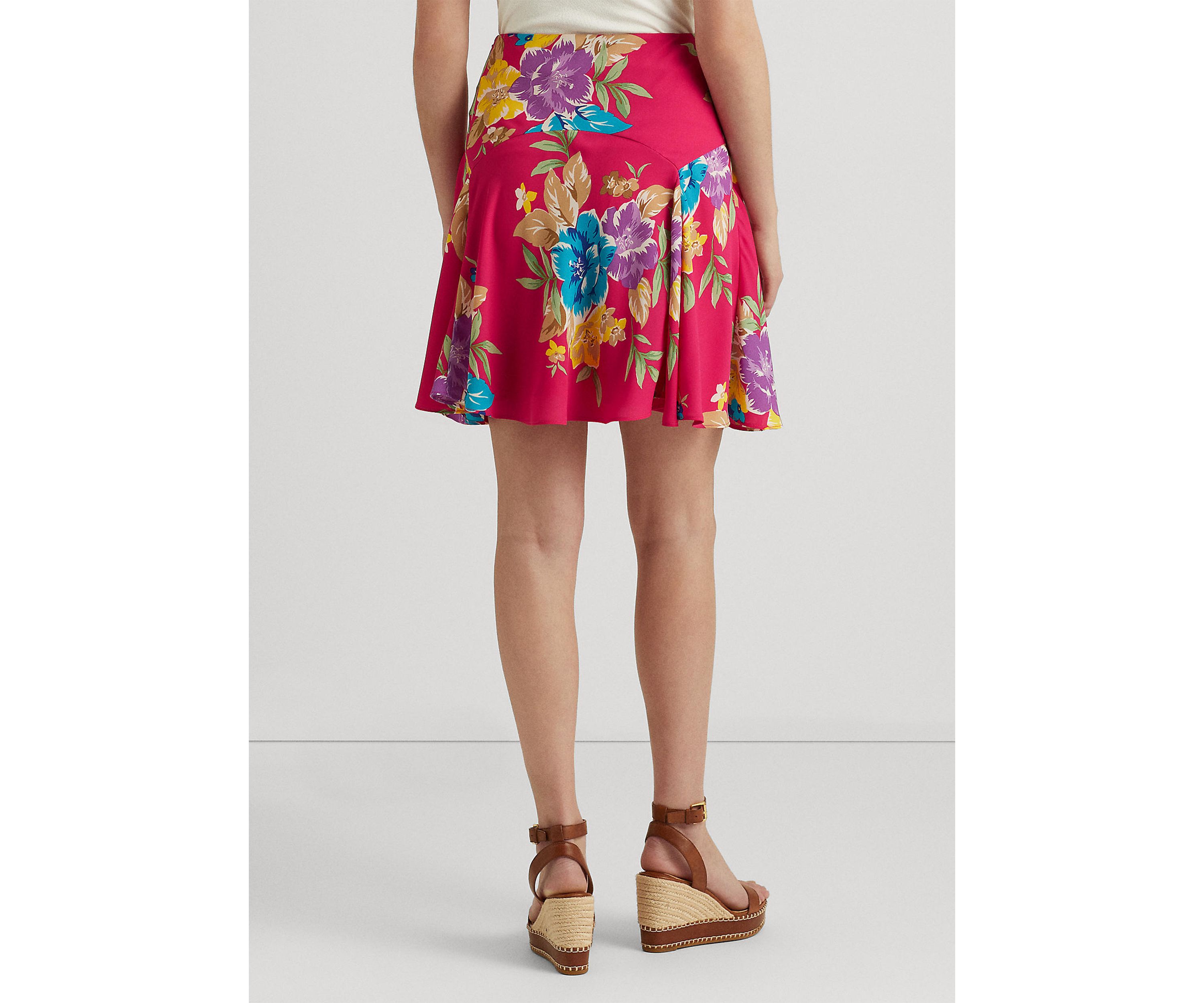 Floral Georgette Skirt