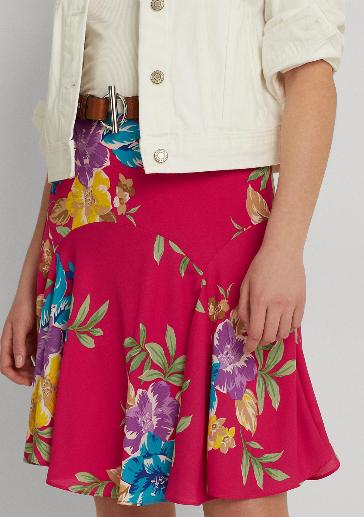 Floral Georgette Skirt