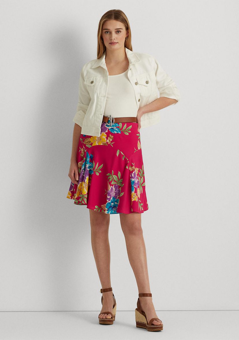 Floral Georgette Skirt
