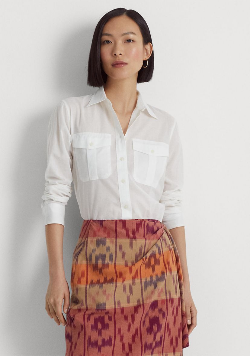 Womens Cotton Voile Shirt