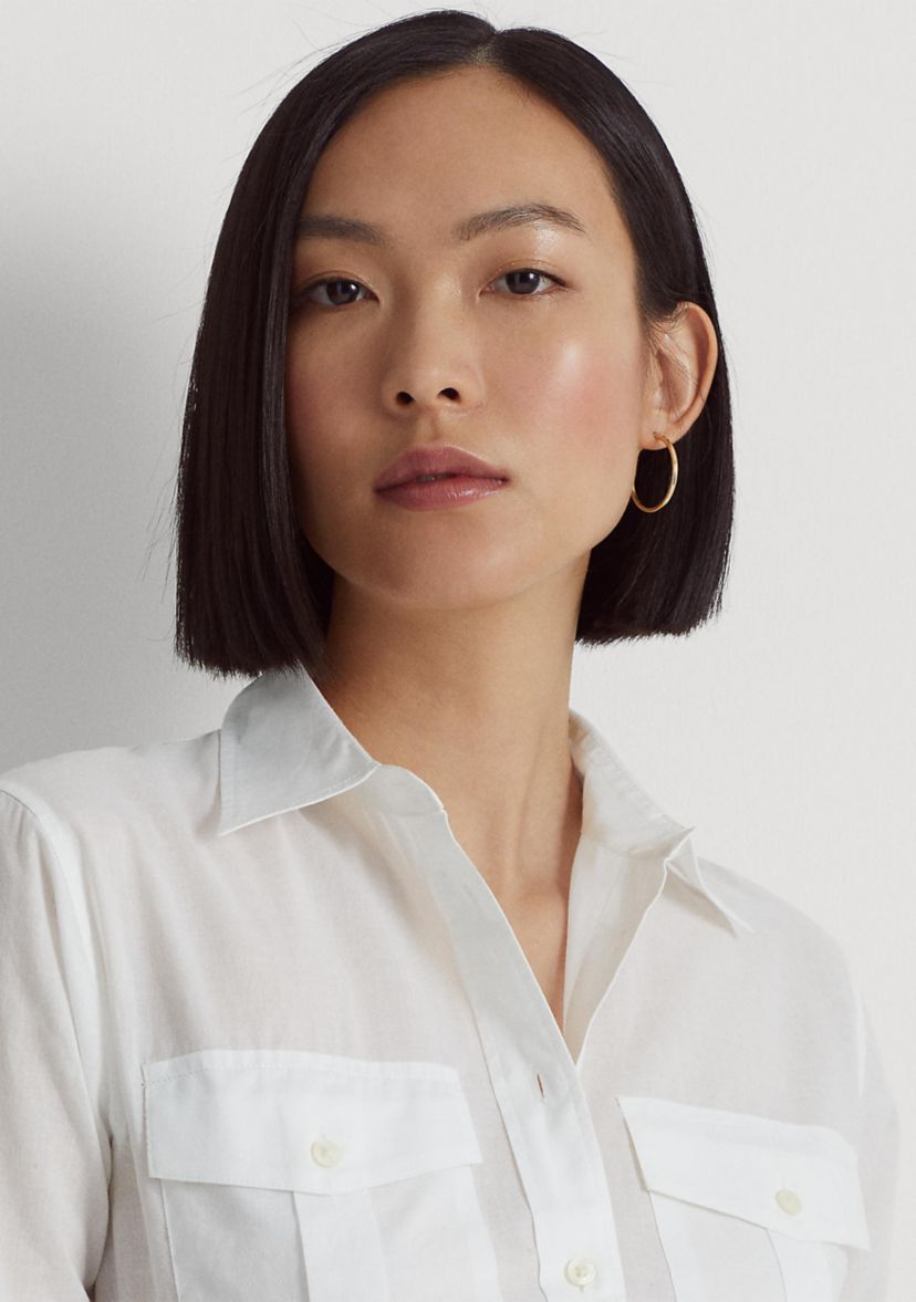 Womens Cotton Voile Shirt