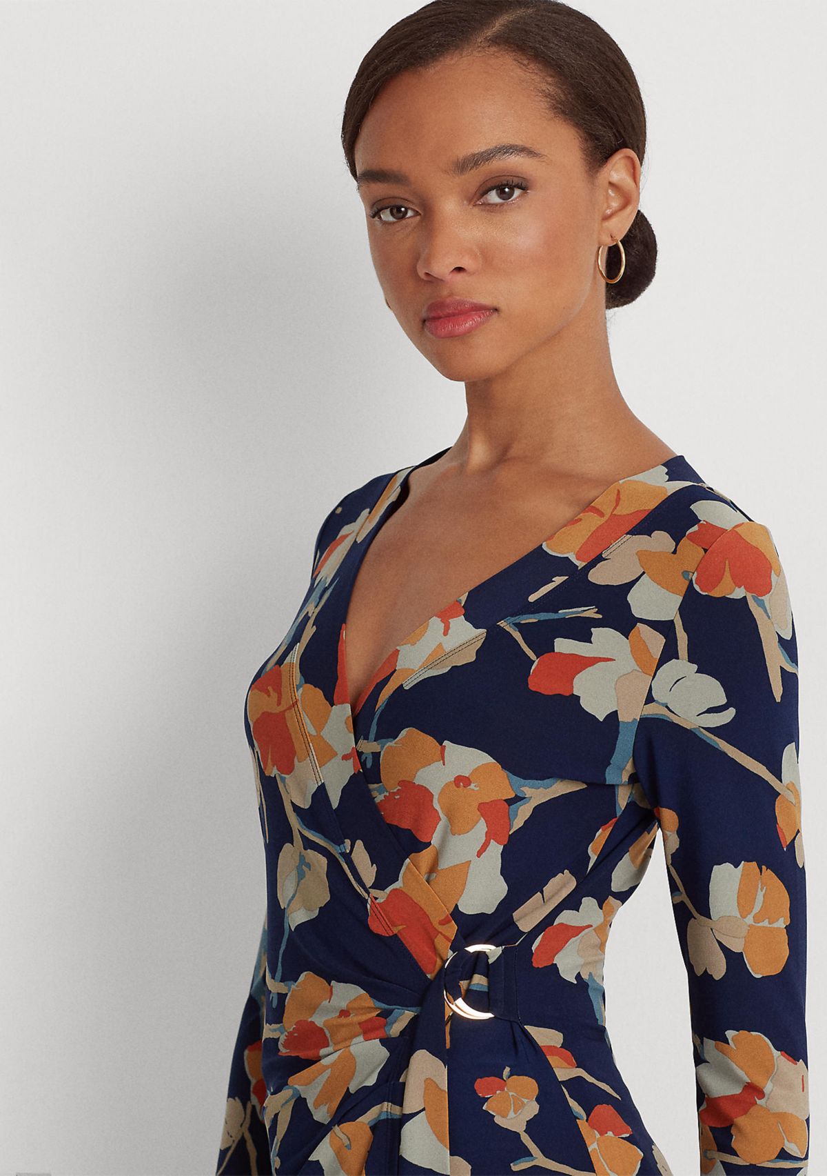 Floral Stretch Jersey Top
