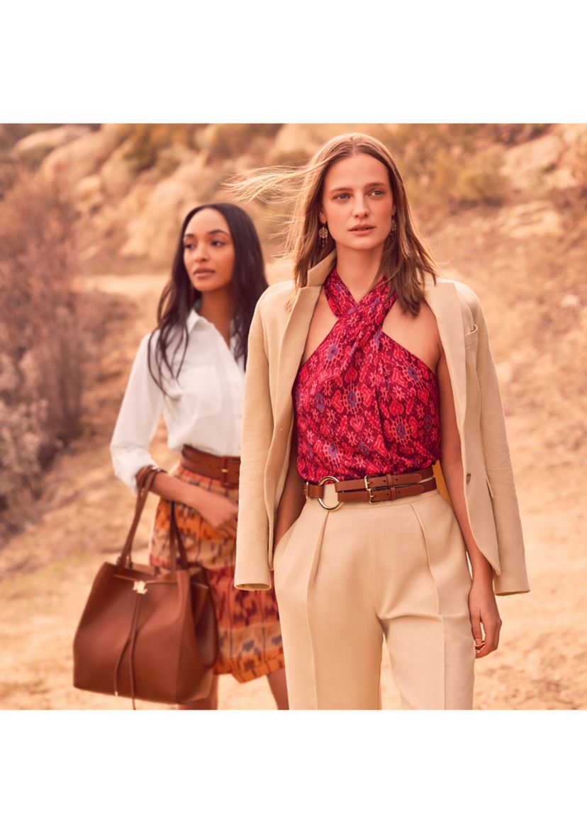 Pleated Ottoman Wide Leg Pants