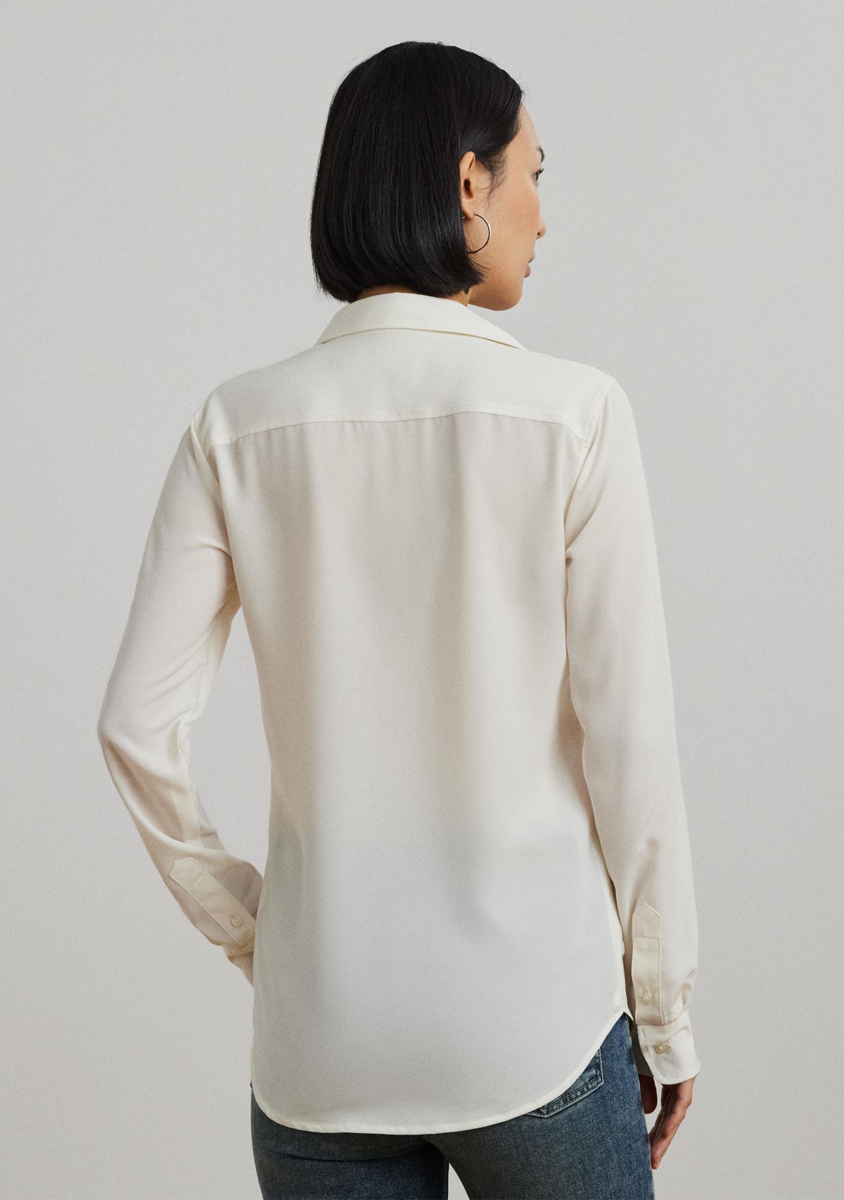 Classic Fit Crepe Shirt