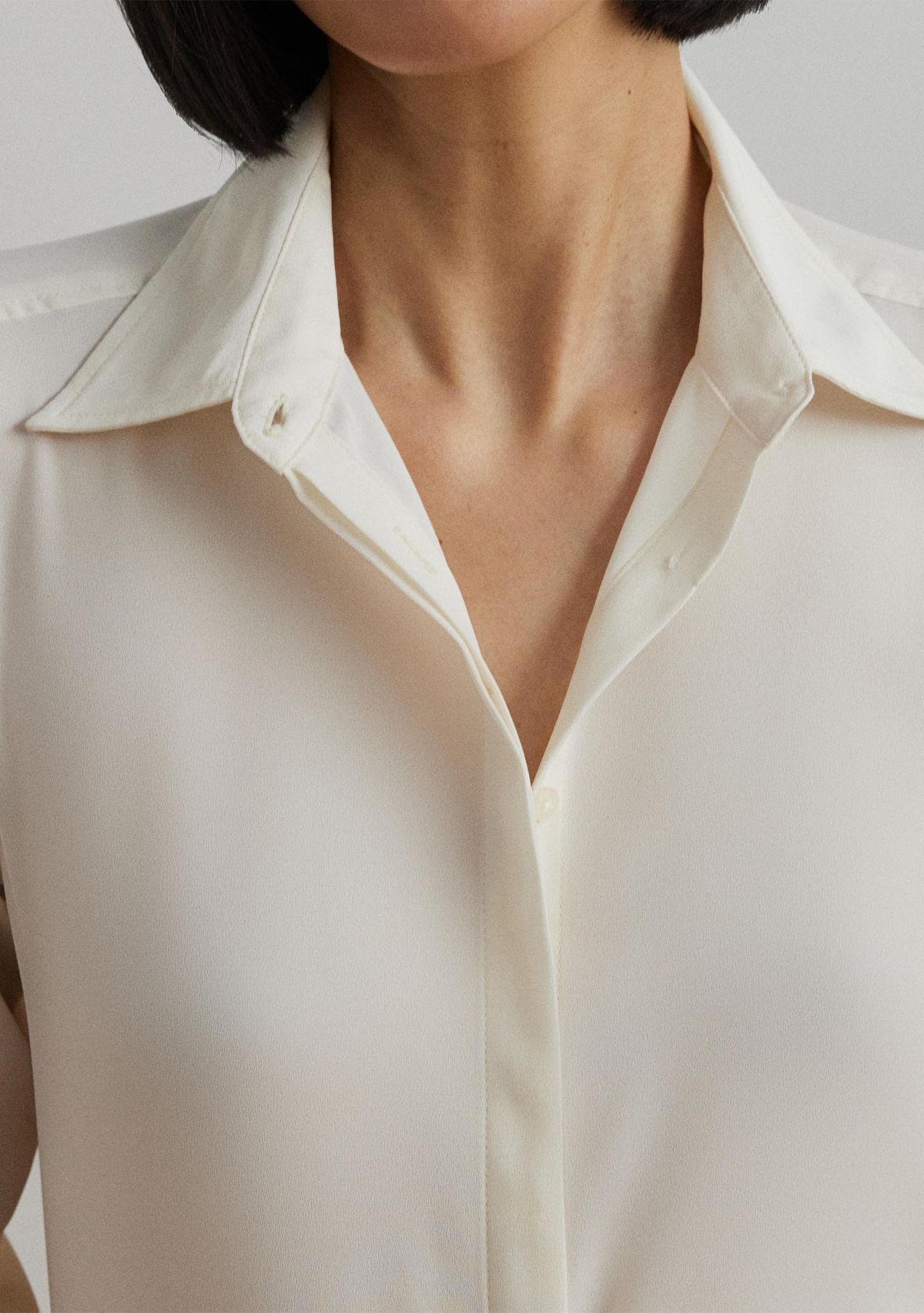 Classic Fit Crepe Shirt
