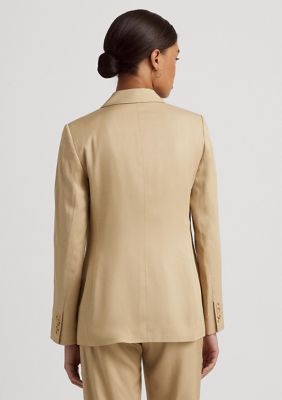 Lauren Ralph Lauren Double-Breasted Twill Blazer | belk