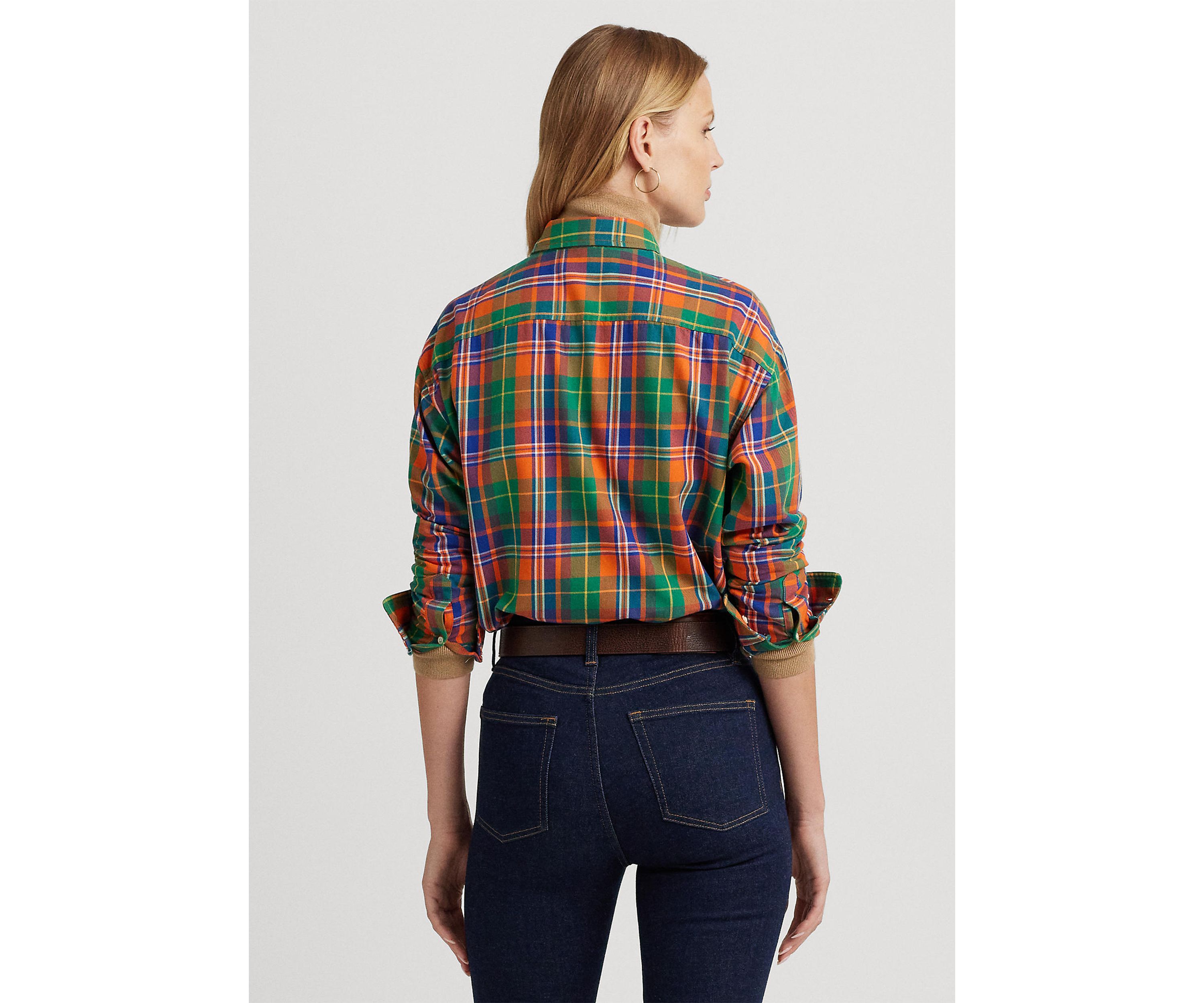 Plaid Cotton Twill Shirt