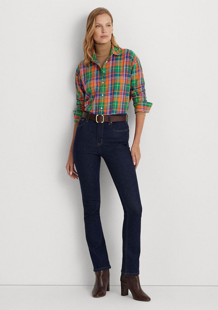 Plaid Cotton Twill Shirt