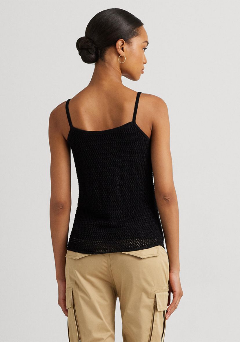 Linen Blend Sweater Tank Top