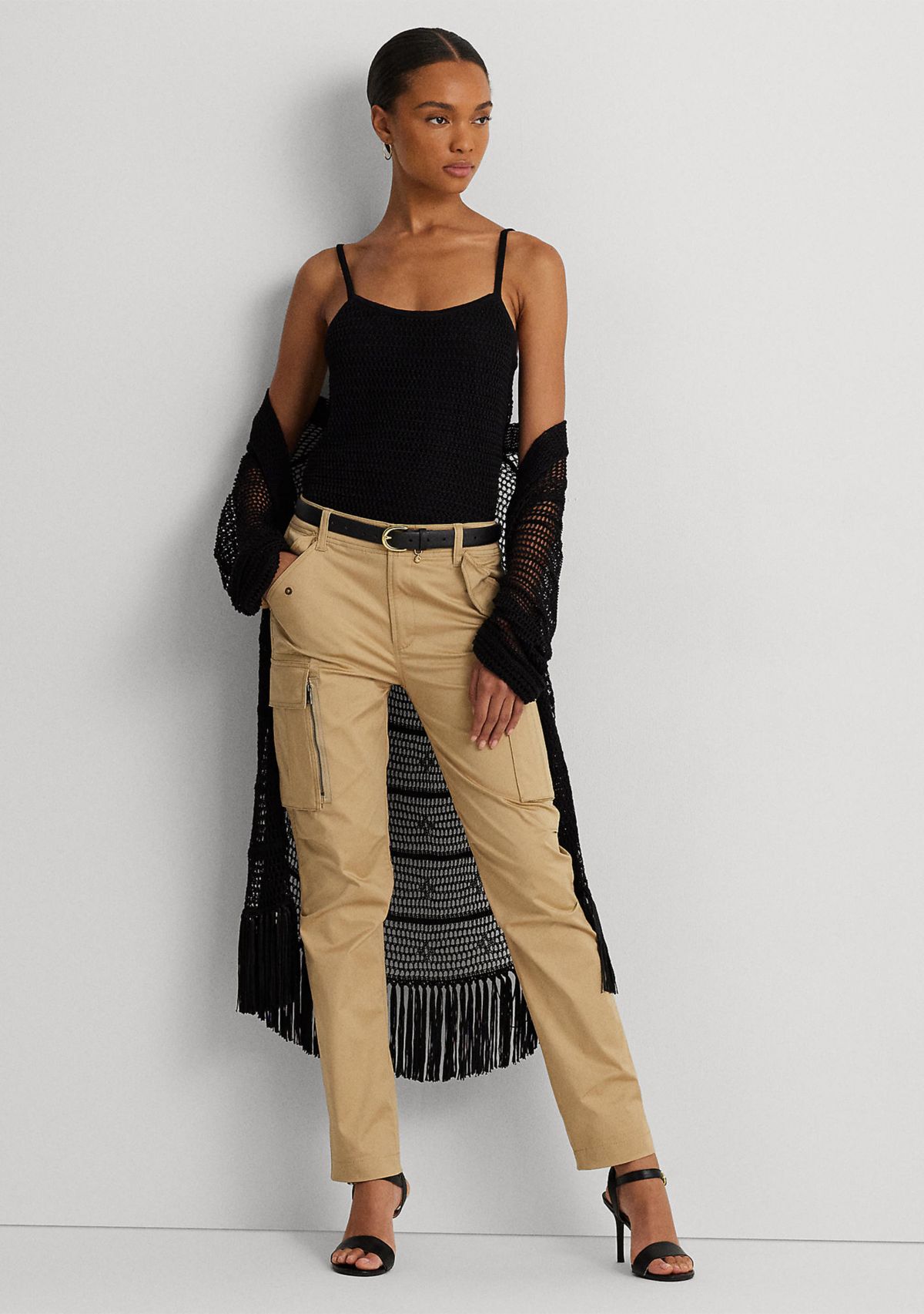 Linen Blend Sweater Tank Top