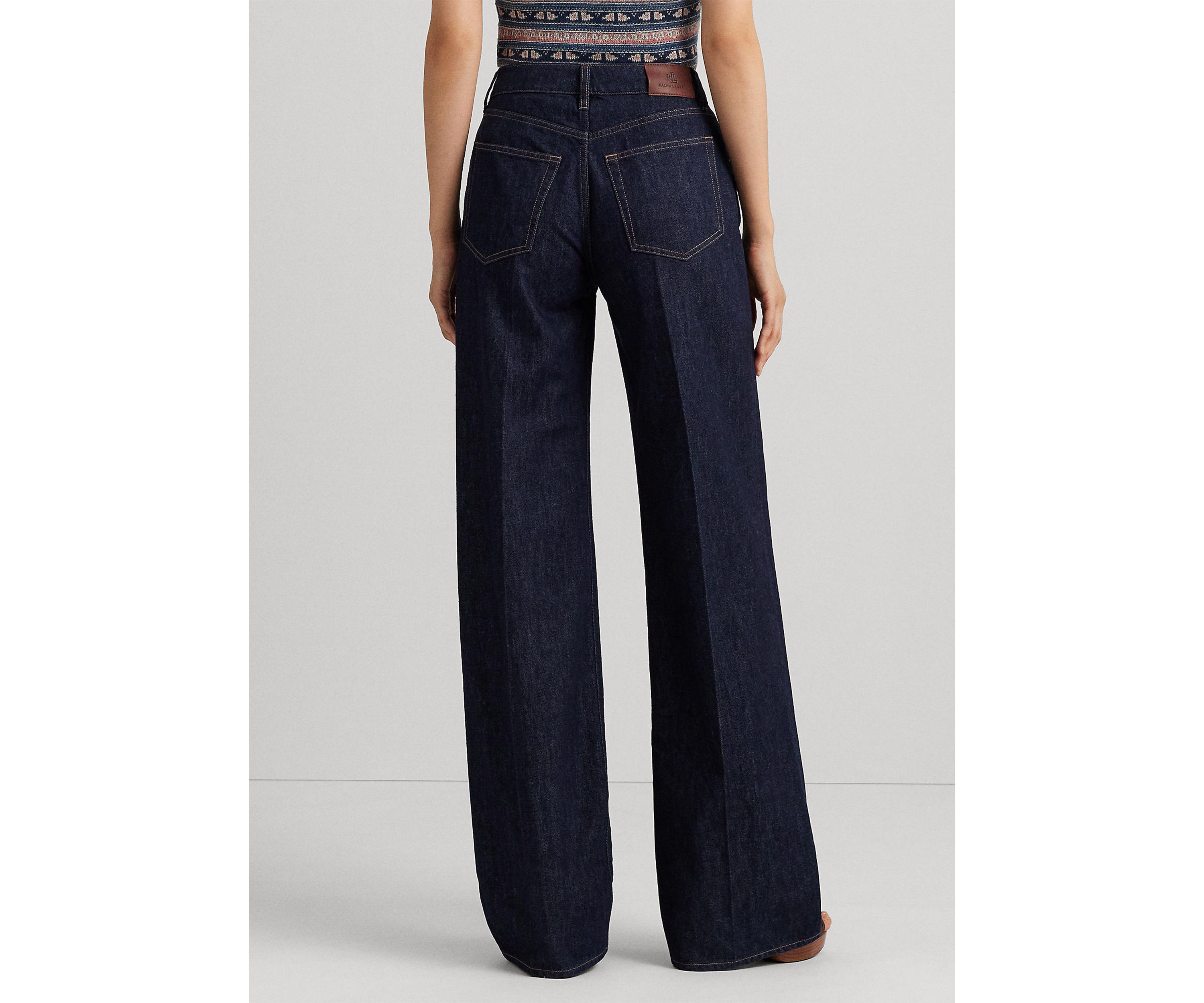 Mid Rise Wide Leg Jeans